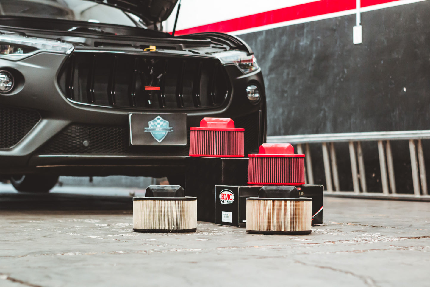 Filtro de aire BMC Maserati Ghibli y Levante